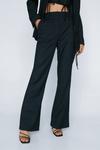 NastyGal Premium Pinstripe Lace Up Trousers thumbnail 2
