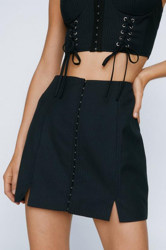 NastyGal Premium Lace Up Mini Skirt 1