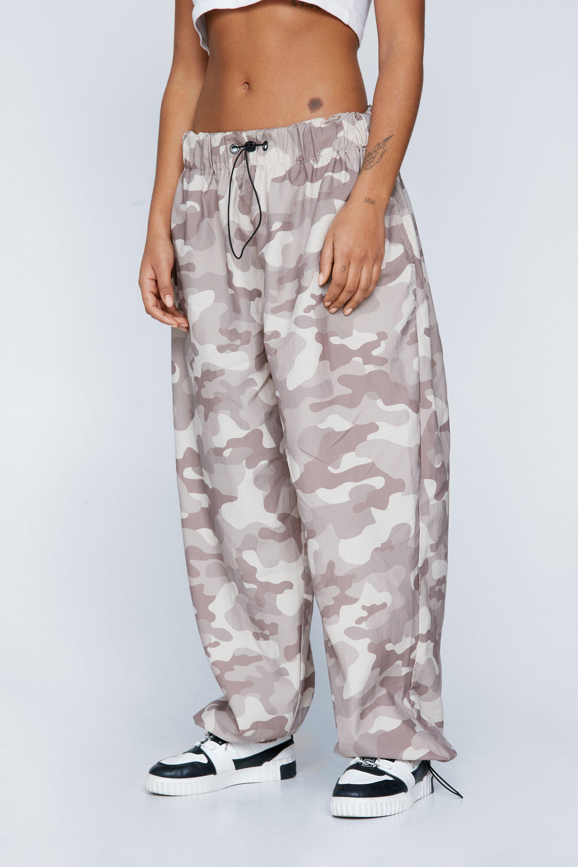 Pink Grey Camo Pants 