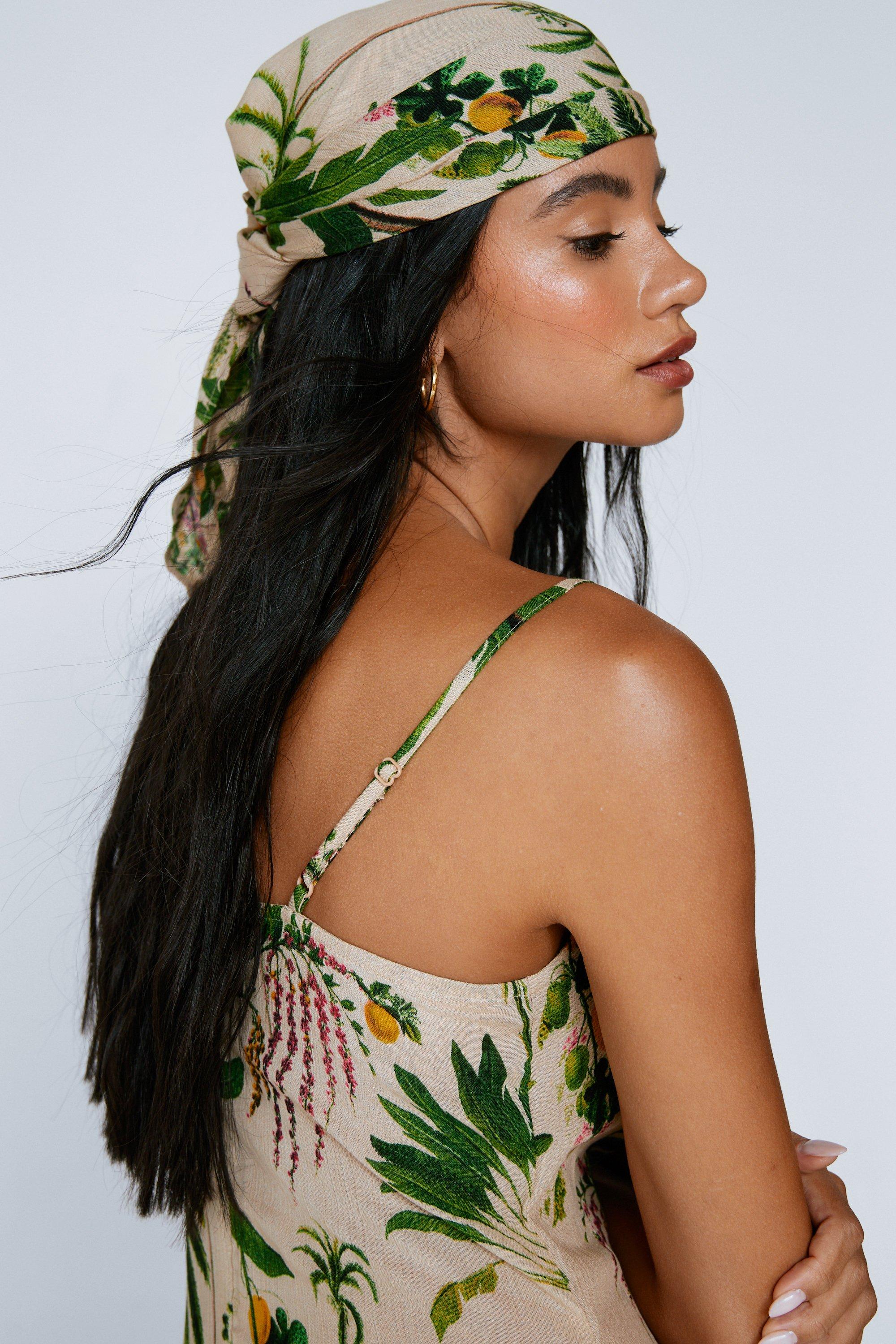 Palm tree best sale maxi dress