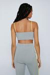 NastyGal Contrast Piping Knitted Lounge Corset Top thumbnail 4