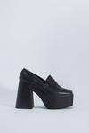 NastyGal Faux Leather Heeled Loafers thumbnail 3
