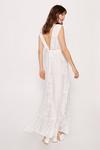 NastyGal Bridal Embroidery Lace Plunge Maxi Dress thumbnail 4