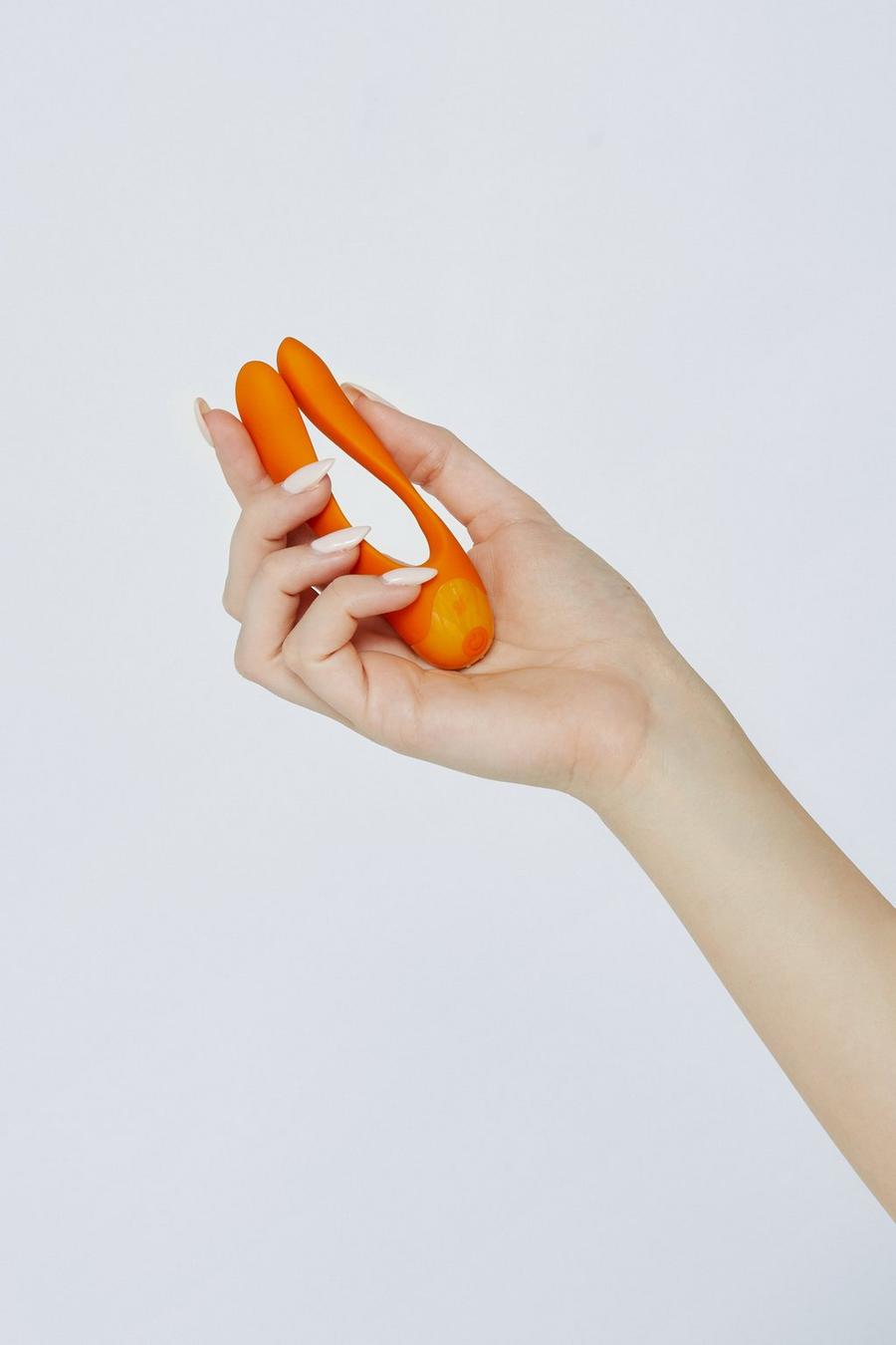 Orange Satisfyer Candy Cane Finger Vibrator