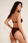 NastyGal Wooden Rings Halterneck Bikini Set thumbnail 4