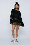 NastyGal Open Panelled Knitted Jumper thumbnail 2