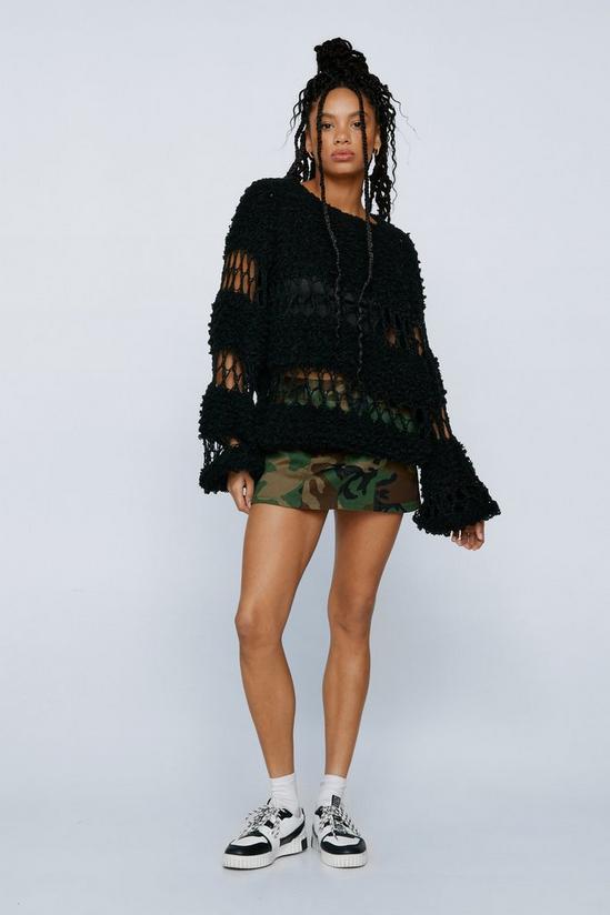NastyGal Open Panelled Knitted Jumper 2