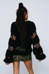 NastyGal Open Panelled Knitted Jumper thumbnail 4