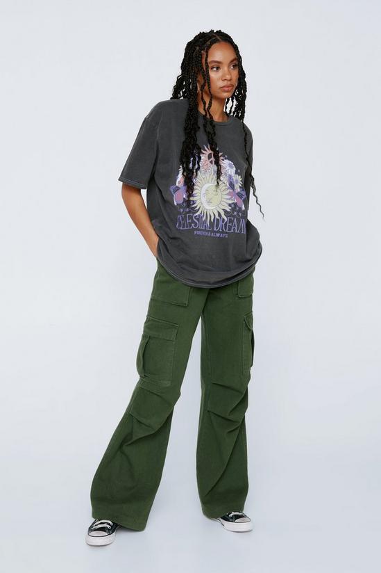NastyGal Celestial Dreams Graphic Oversized T-shirt 2