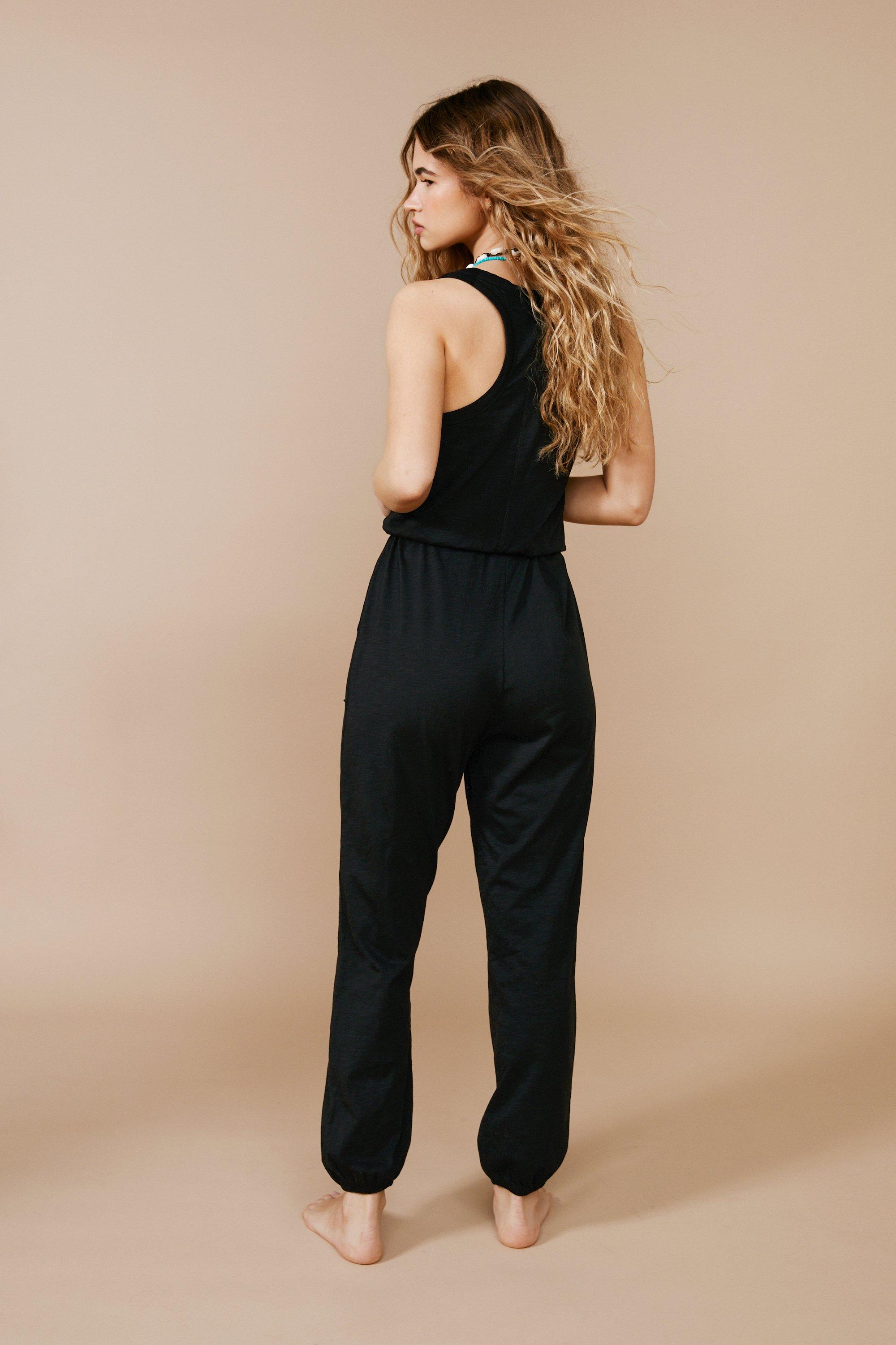 Boohoo 2024 jersey jumpsuit