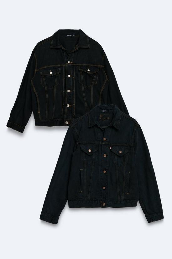 NastyGal Vintage Overdye Denim Jacket 1
