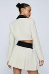 NastyGal Premium Color Block Pleated Tailored Skirt thumbnail 4