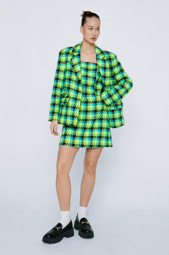NastyGal Petite Premium Boucle Tailored Mini Dress 3