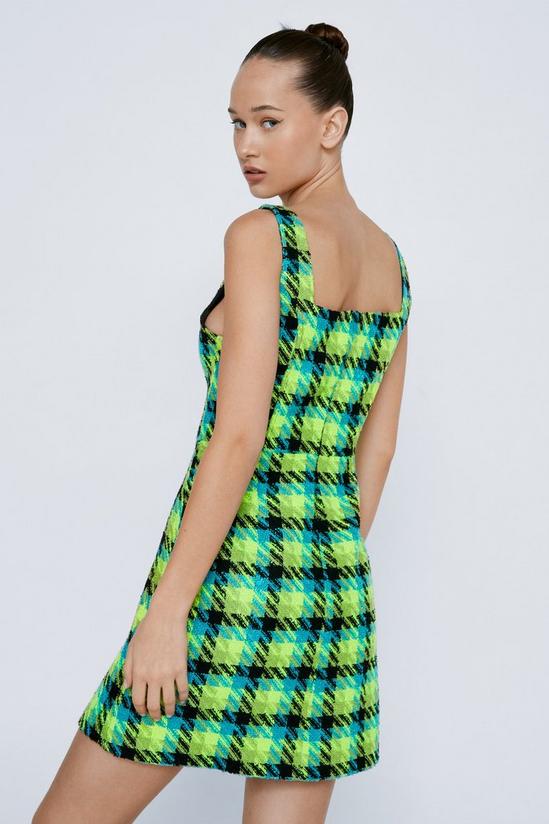 NastyGal Petite Premium Boucle Tailored Mini Dress 4