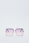 NastyGal Ombre Colored Lens Oversized Sunglasses thumbnail 3