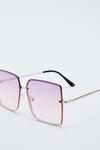 NastyGal Ombre Colored Lens Oversized Sunglasses thumbnail 4