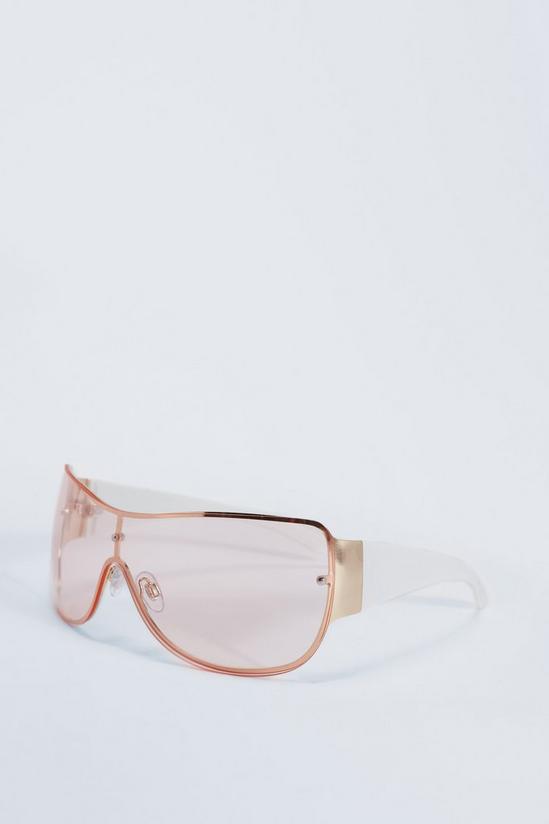 NastyGal Colored Lense Oversized Sunglasses 4