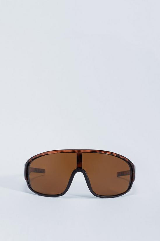 NastyGal Oversized Shield Vizor Sunglasses 3