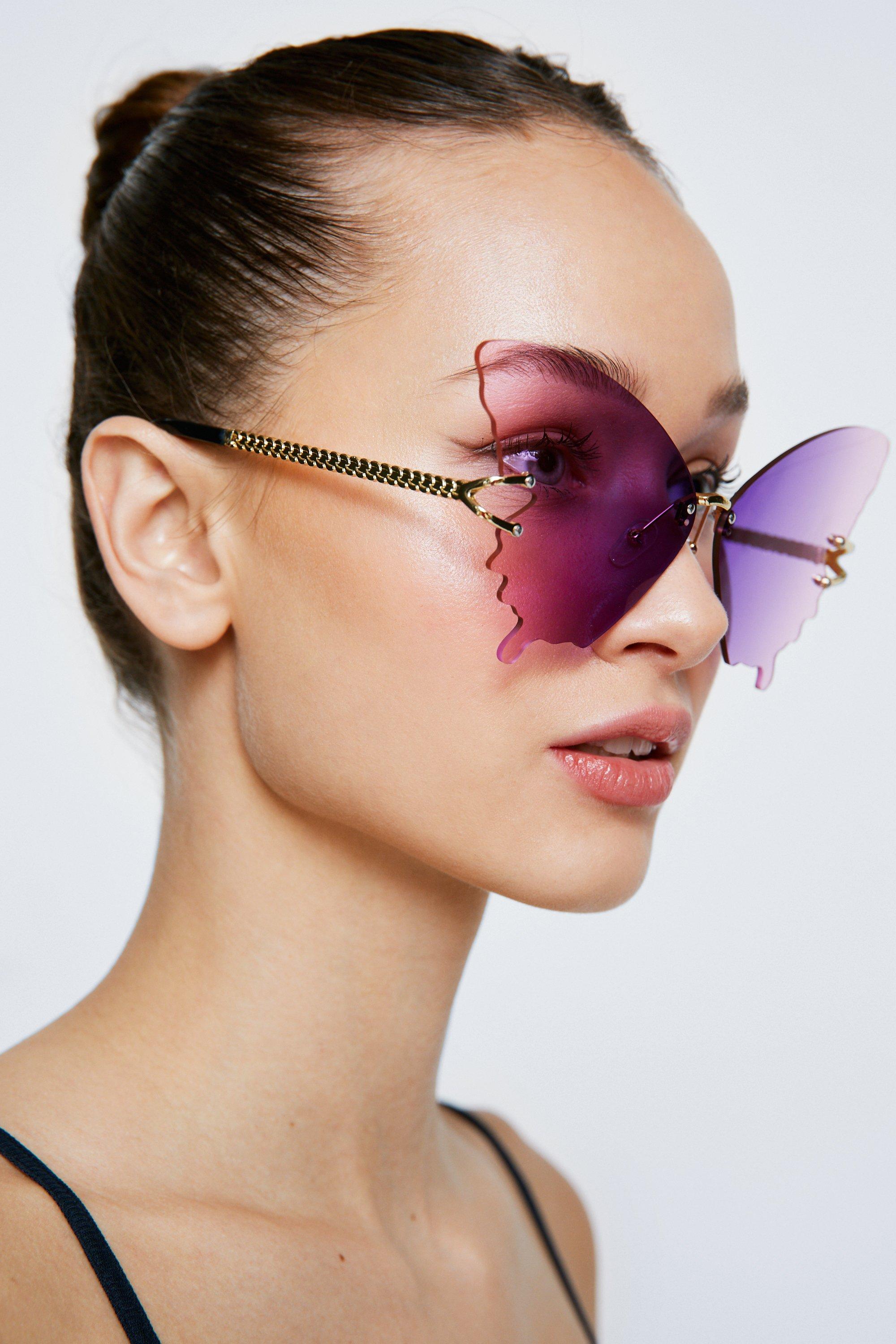 Oversized butterfly sunglasses online