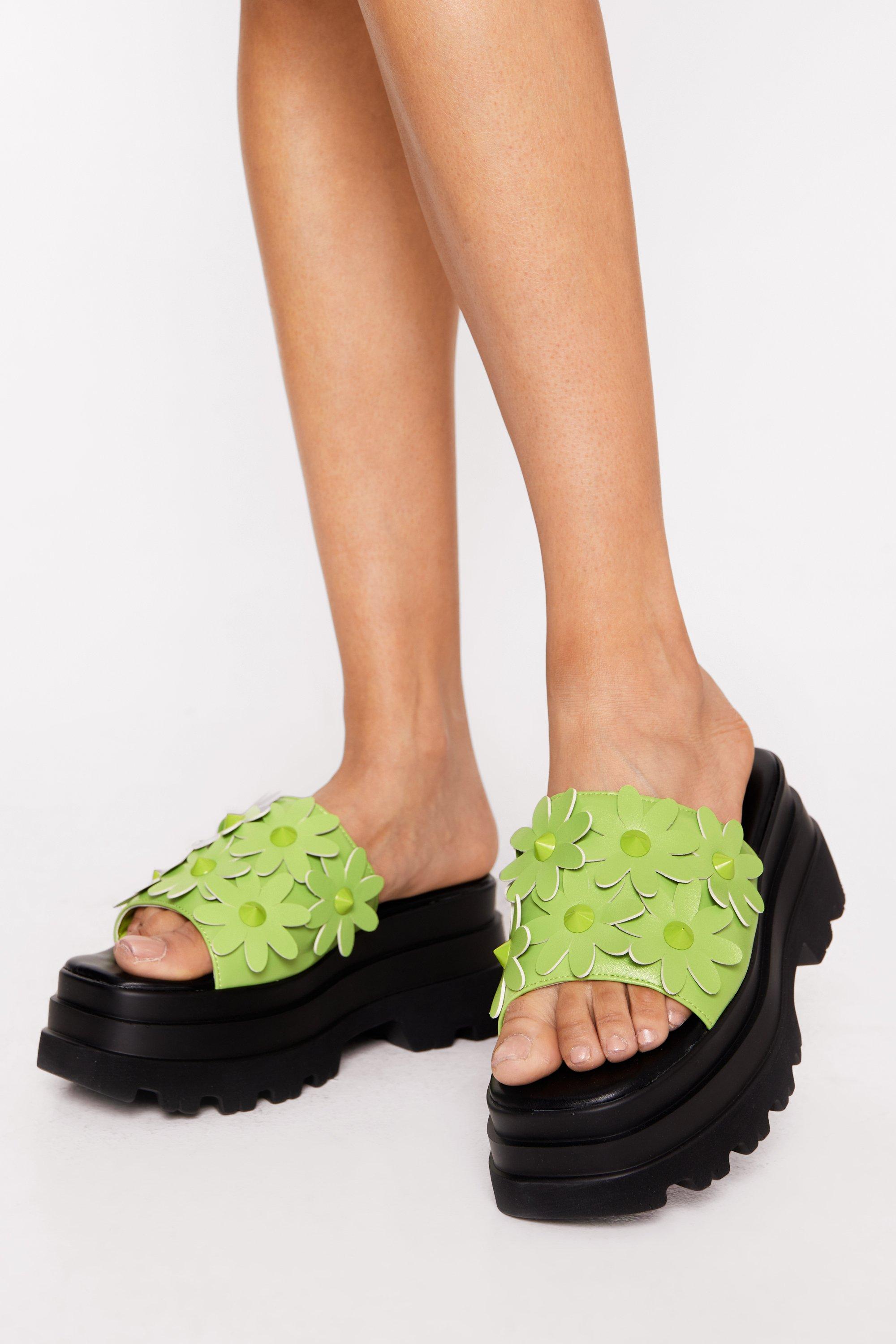 Platform sales sandals boohoo