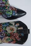 NastyGal Faux Leather Floral Embroidered Cowboy Boots thumbnail 4