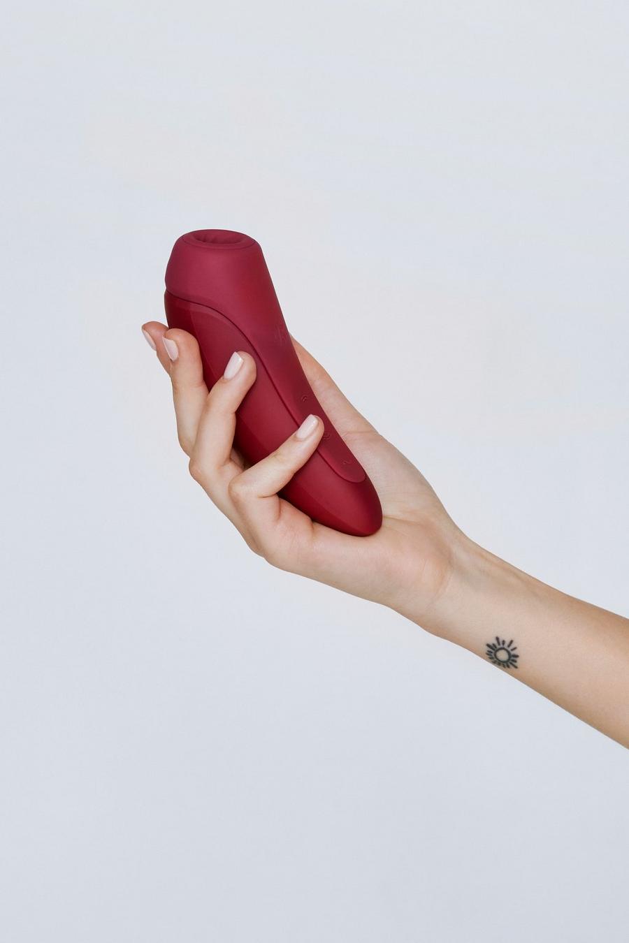 Red Rechargeable Satisfyer App Enabled Curvy Toy