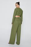 NastyGal Pleated Wide Leg Tailored Trousers thumbnail 4