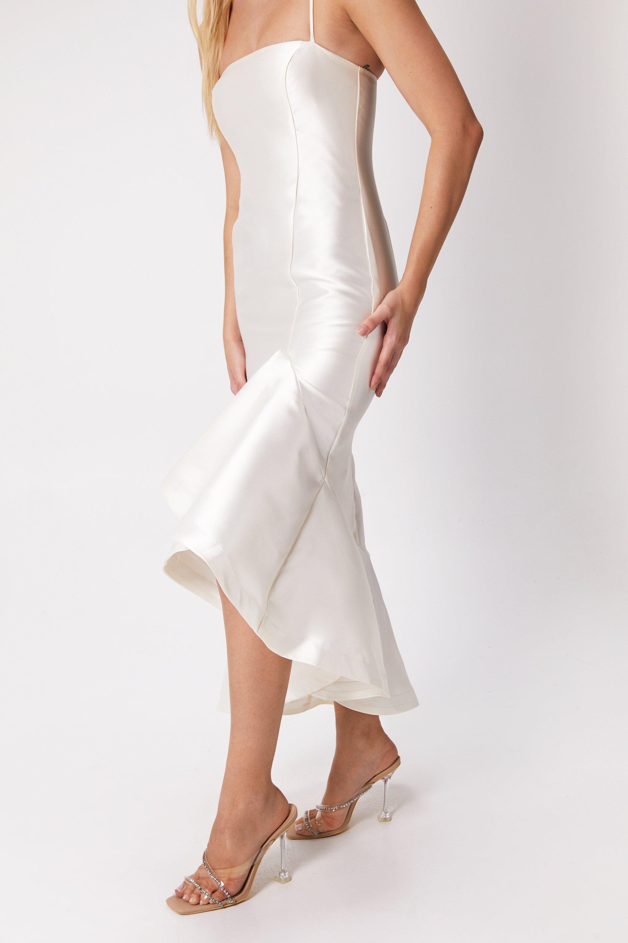 Structured hotsell ruffle dress