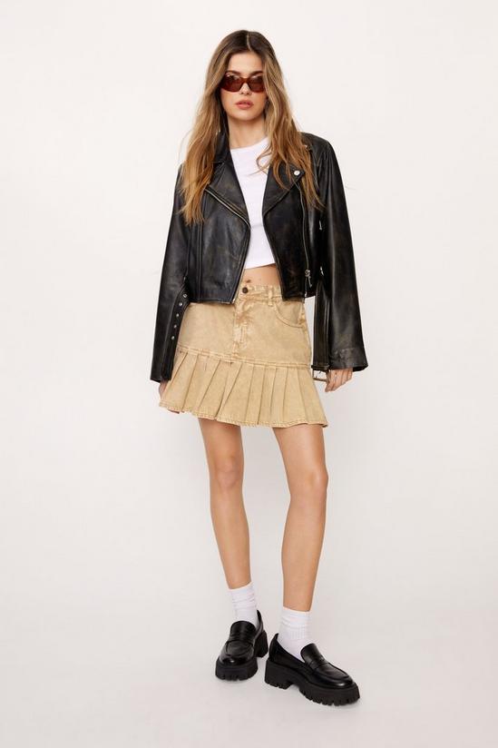 NastyGal Twill Ruffle Mini Skirt 3