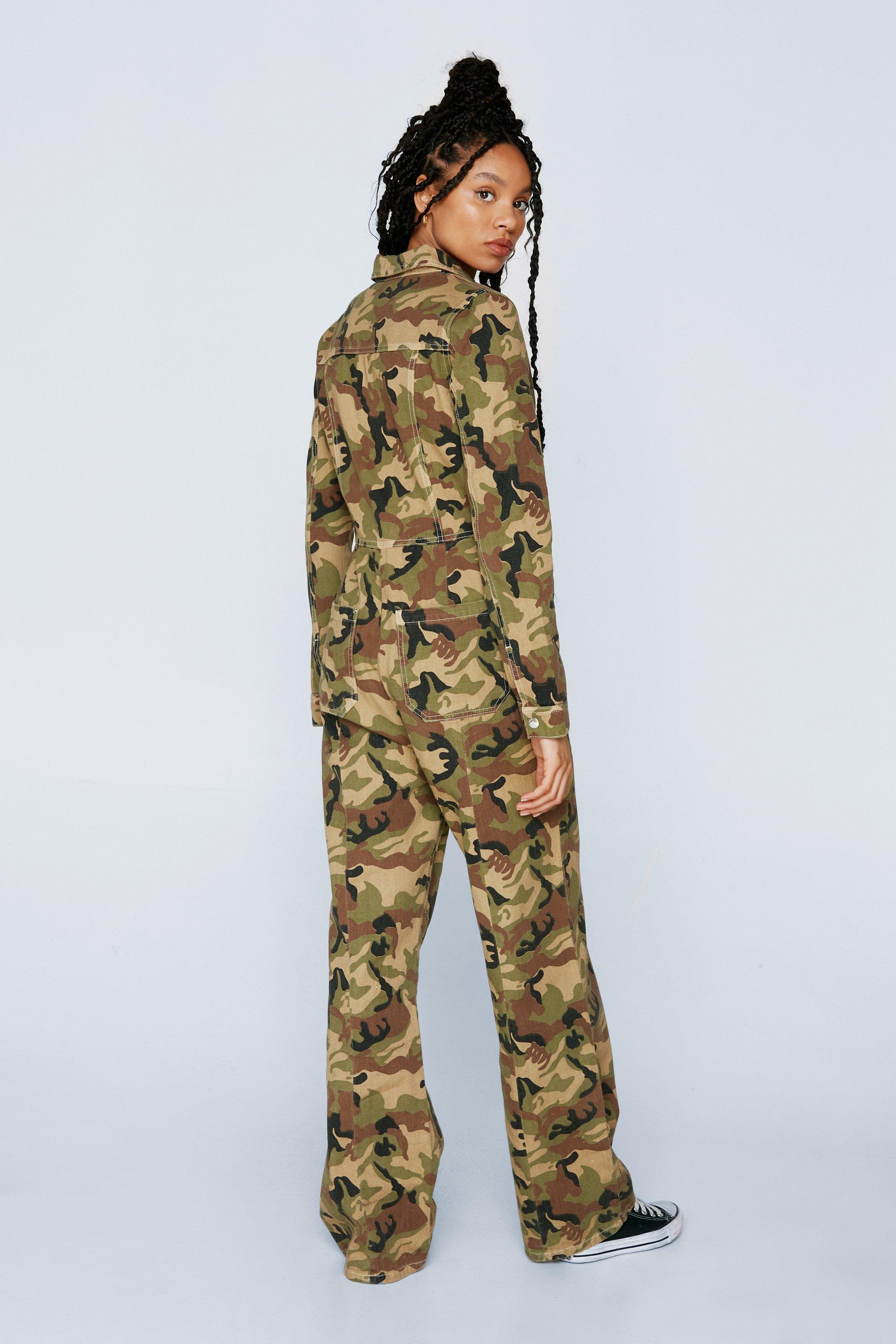 Camo boohoo clearance