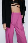 NastyGal Marled Tailored Pleat Front Trousers thumbnail 2