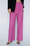 NastyGal Marled Tailored Pleat Front Trousers thumbnail 3