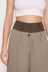 NastyGal Premium Double Waistband Detail Trousers thumbnail 2