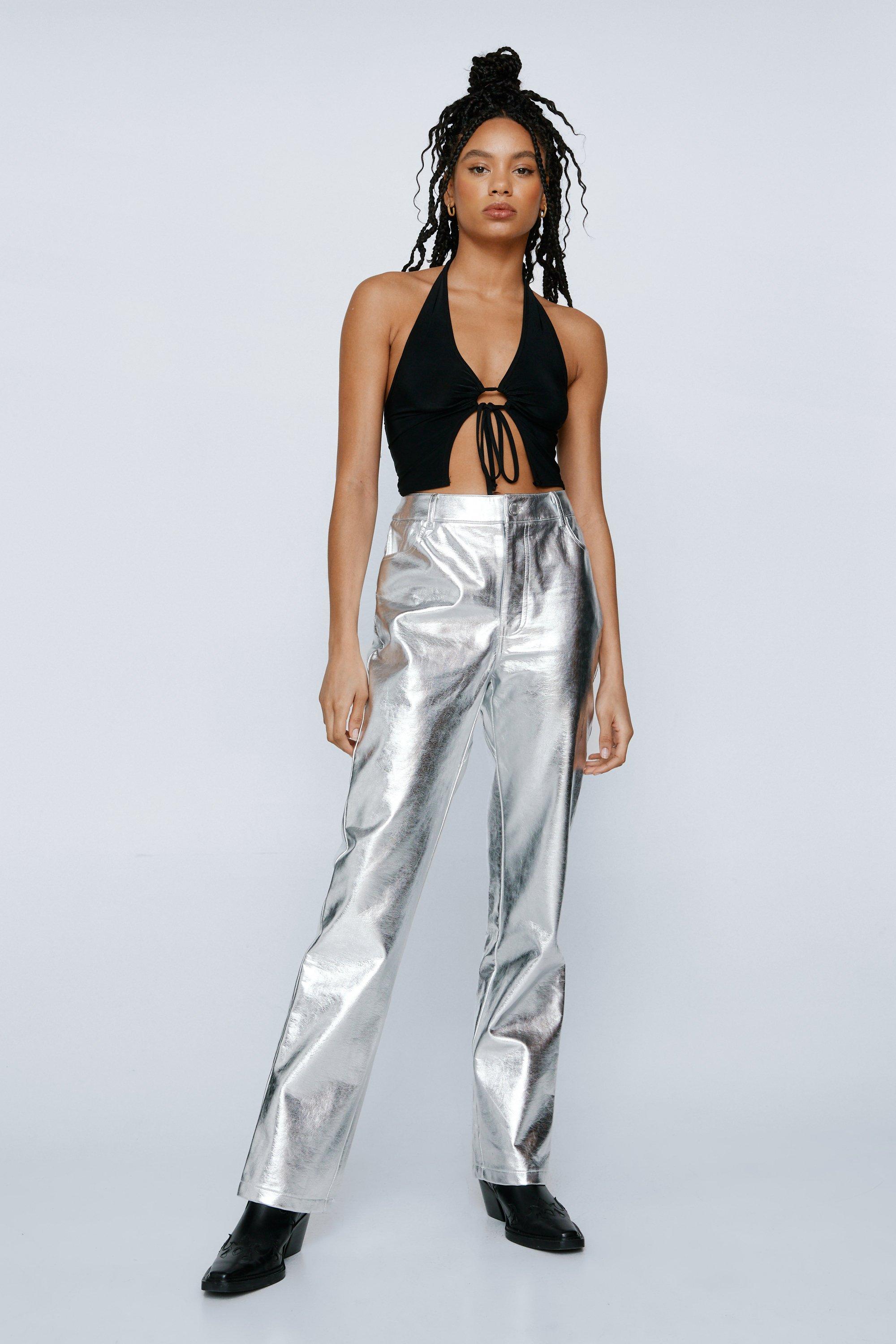 Women's Metallic Pants