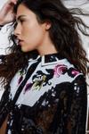 NastyGal Sequin Floral Embroidered Shirt thumbnail 2
