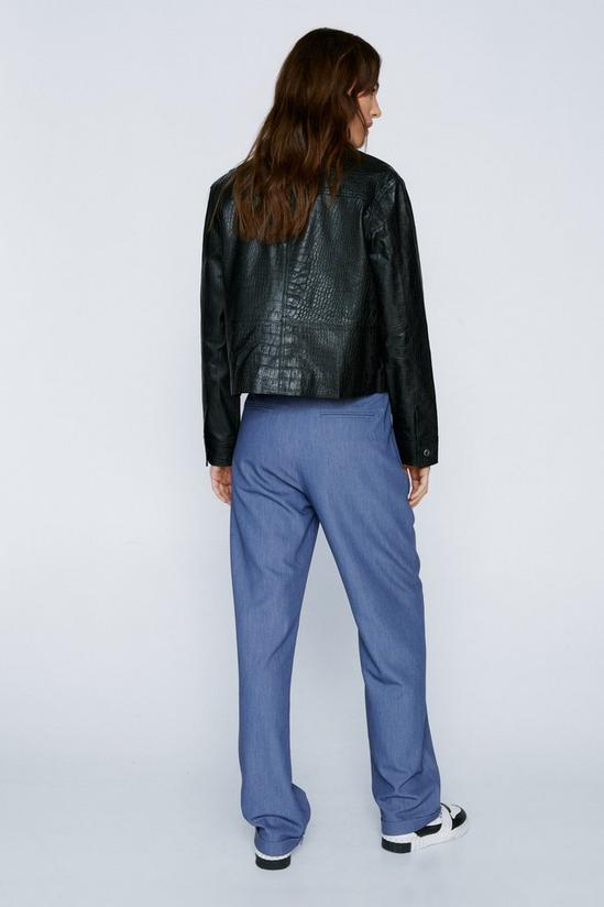 NastyGal Tailored Turn Up Trousers 4