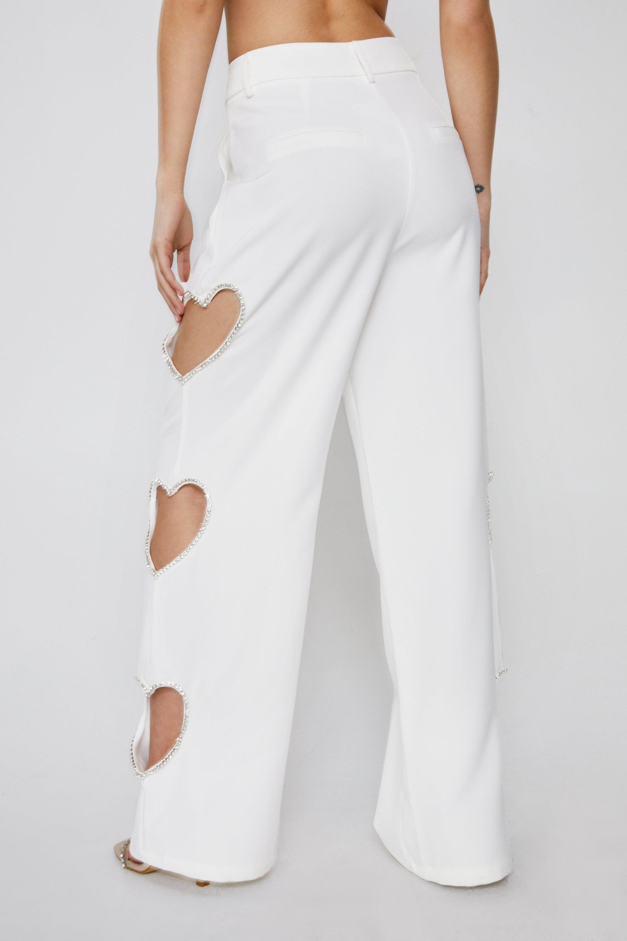 Premium Heart Cut Out Trousers