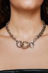NastyGal Heart Chain Necklace thumbnail 1