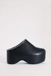 NastyGal Faux Leather Chunky Platform Embellished Clogs thumbnail 3