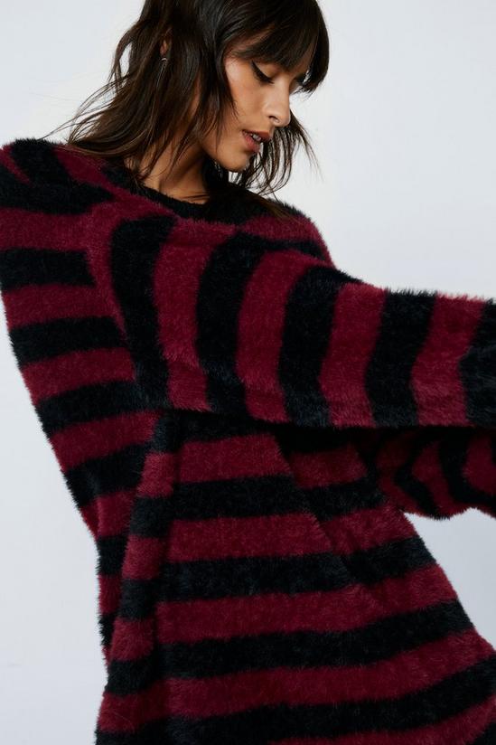 NastyGal Stripe Oversized Knitted Jumper 3