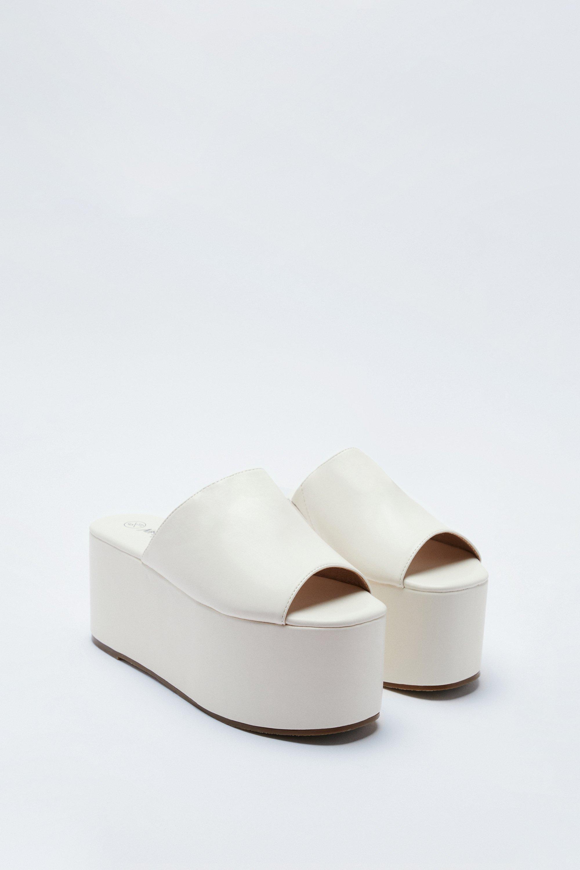 Platform sandals online boohoo