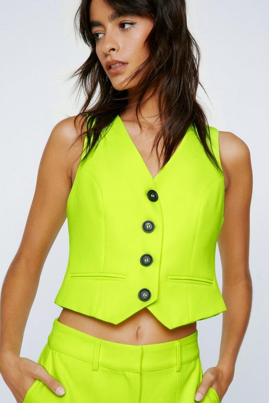NastyGal Premium Co-ord Tailored Fitted Waistcoat 1