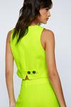 NastyGal Premium Co-ord Tailored Fitted Waistcoat thumbnail 4