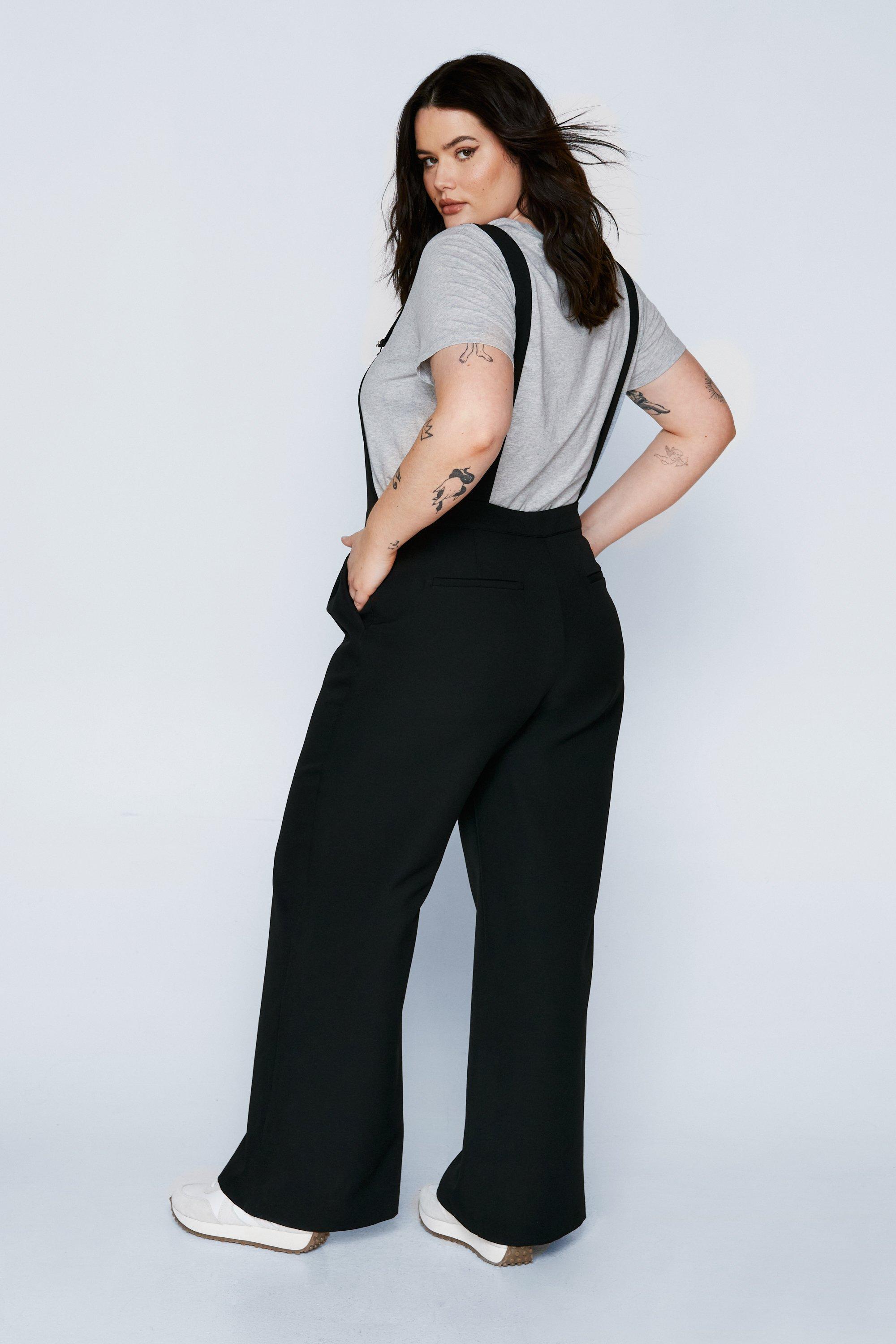 Plus size bell bottom hot sale overalls