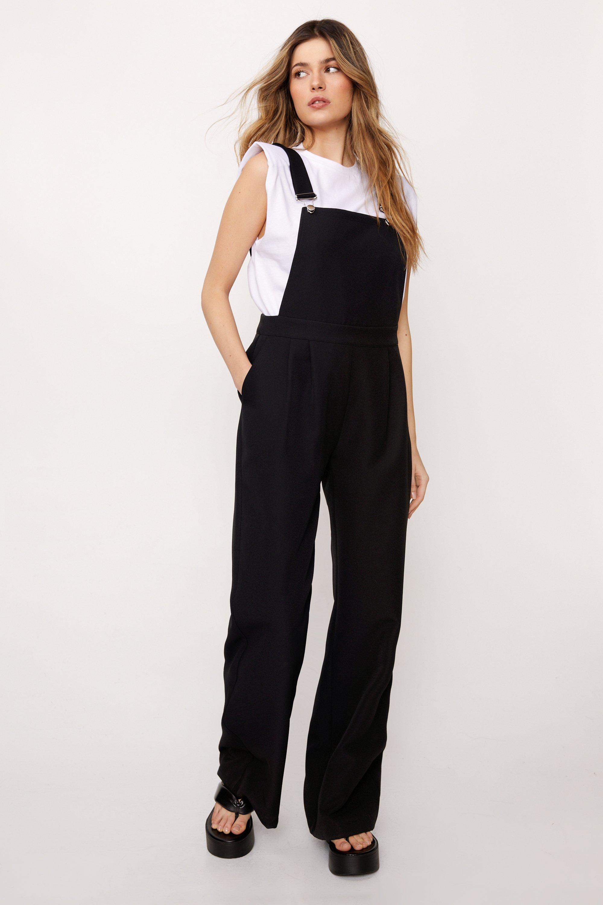 Womens black clearance dungarees uk