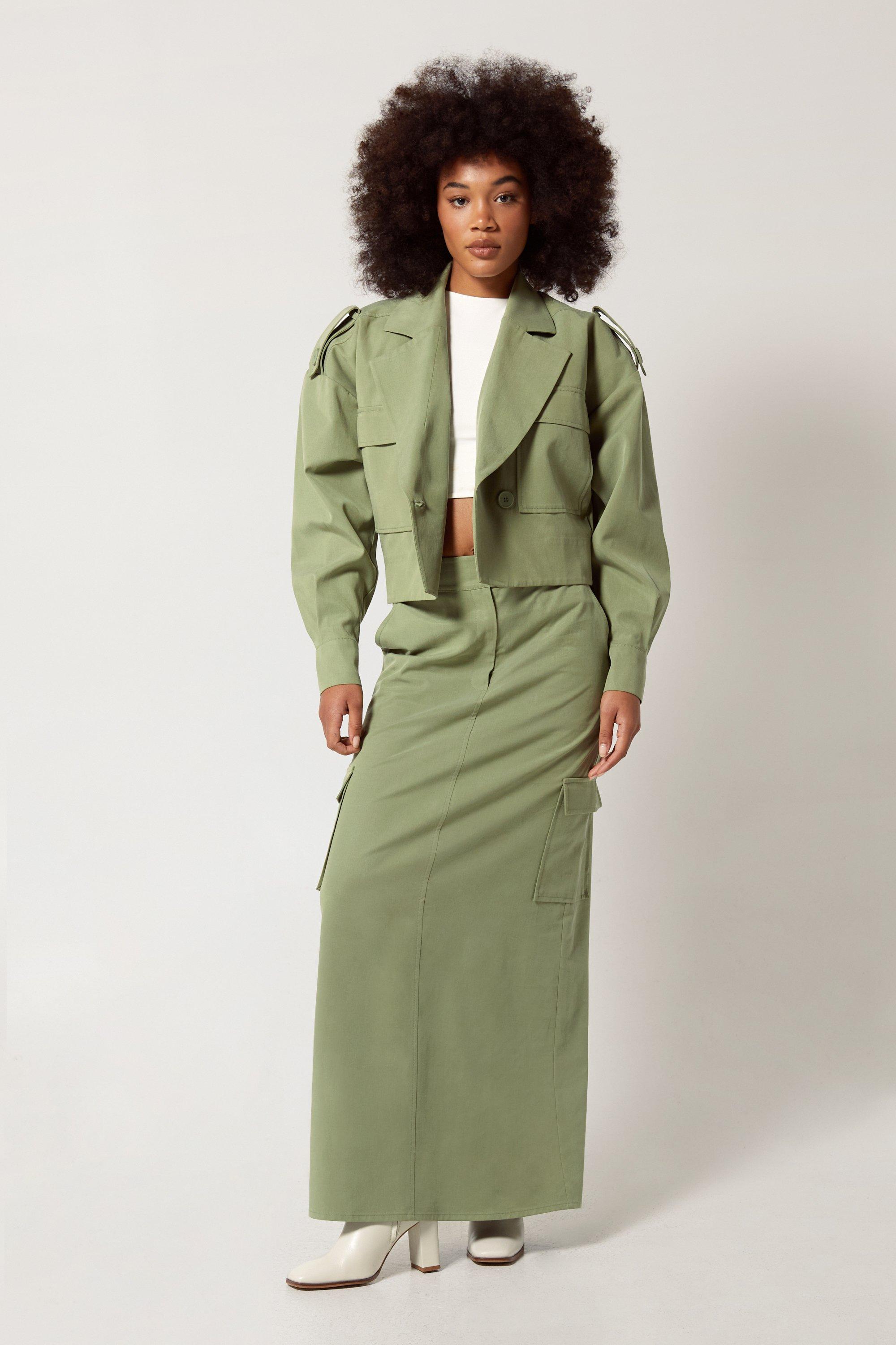 Maxi skirt 2024 with coat