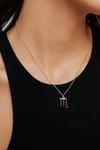 NastyGal Gold Plated Scorpio Star Sign Necklace And Earring Set thumbnail 1