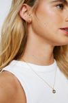 NastyGal Gold Plated Cancer Star Sign Necklace And Earring Set thumbnail 1