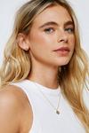NastyGal Gold Plated Cancer Star Sign Necklace And Earring Set thumbnail 2