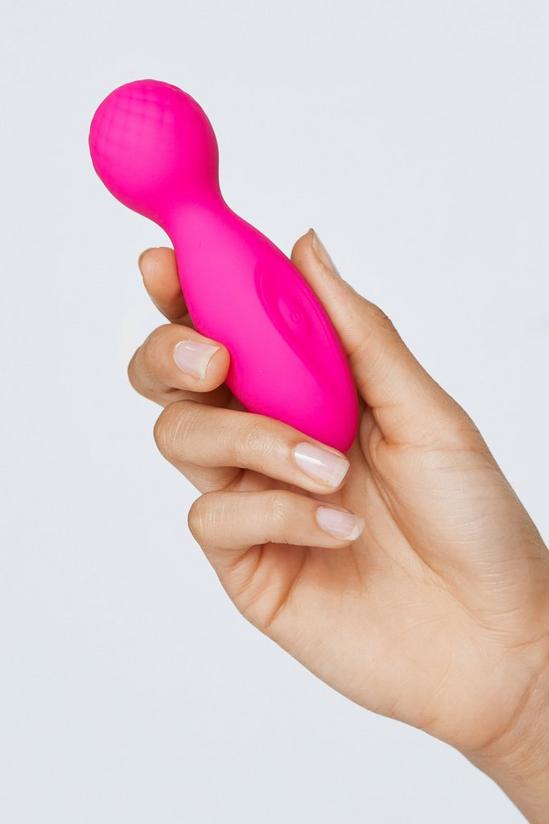 NastyGal 10 Function Rechargeable Mini Wand Vibrator Sex Toy 2